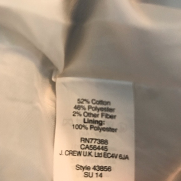 NWOT J Crew Shiny Striped Mini Skirt - Picture 8 of 9